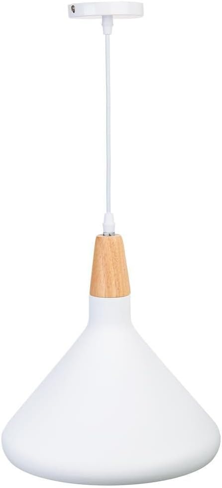 Lampara De Techo De Madera Y Metal