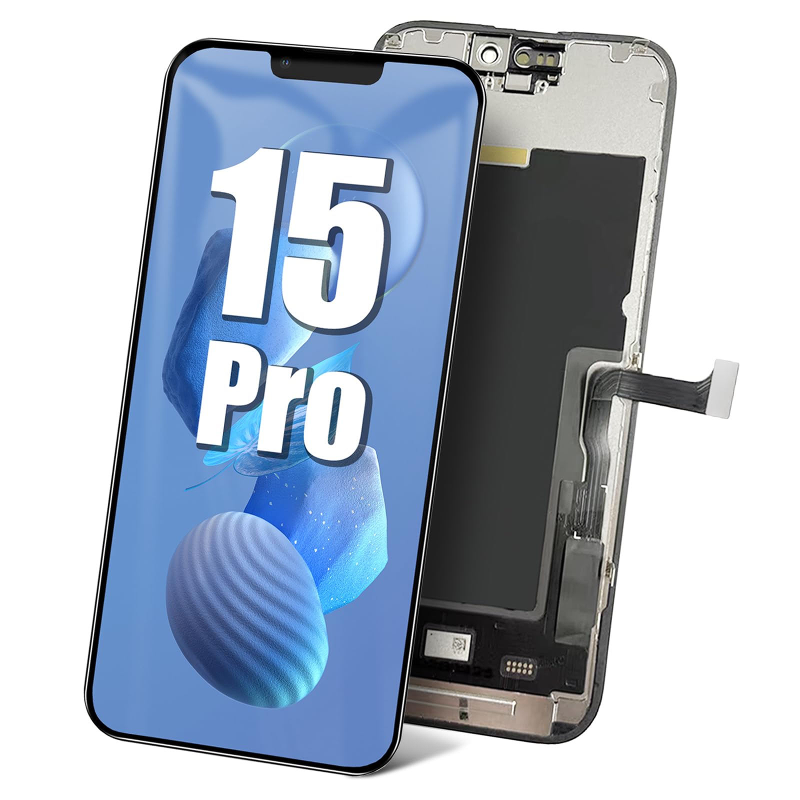 DTD Schermo LCD Ricambio per iPhone 15 PRO 6,1 Pollici