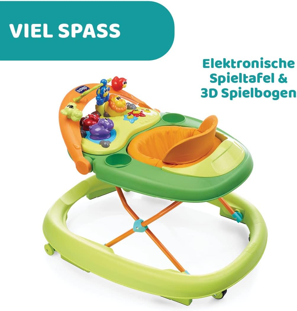 Chicco Girello Walky Talky, 5 M+, Green Wave, Verde - immagine 2