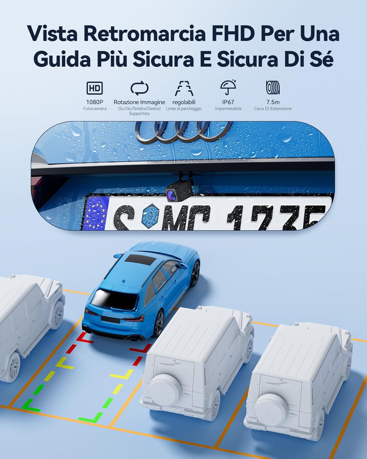 Schermo Auto Portatile 10.26" con Carplay e Android Auto - immagine 5