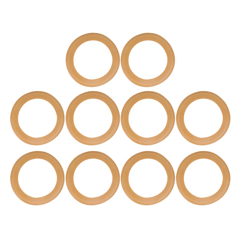 10 Pezzi di Gomma Pistone Anello Cilindro Anello in Gomma Isolato Accessori Pompa per Compressore D'aria Silenzioso Senza Olio 550 W