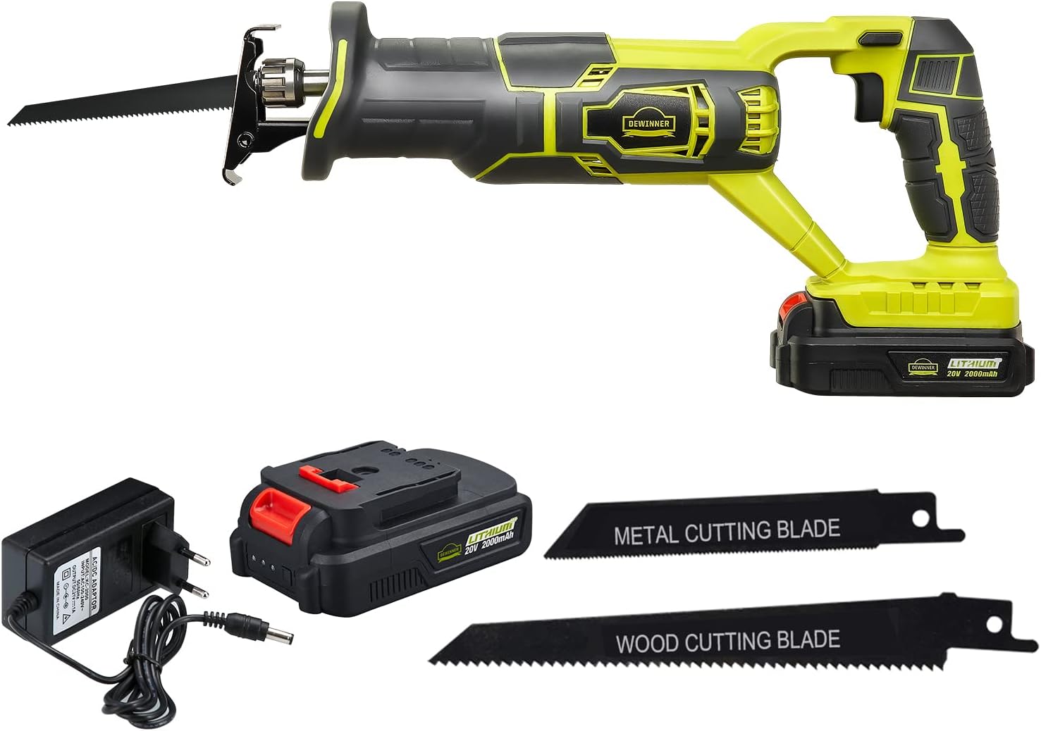 Dewinner Sega Sciabola Senza Fili 20V 2.0Ah - immagine 1