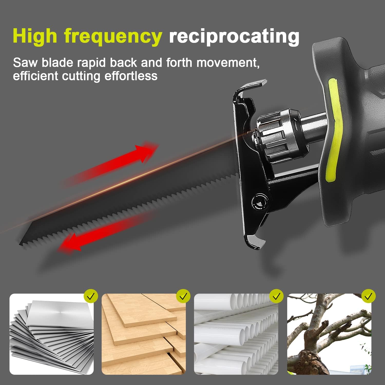 Dewinner Sega Sciabola Senza Fili 20V 2.0Ah - immagine 3