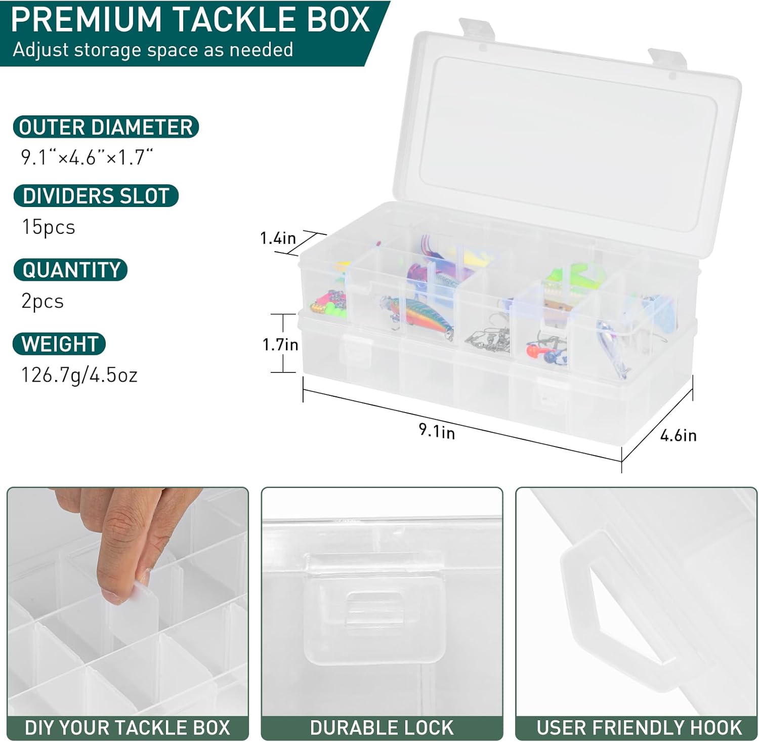 Thkfish Kit Attrezzi da Pesca 85 Pezzi - immagine 4