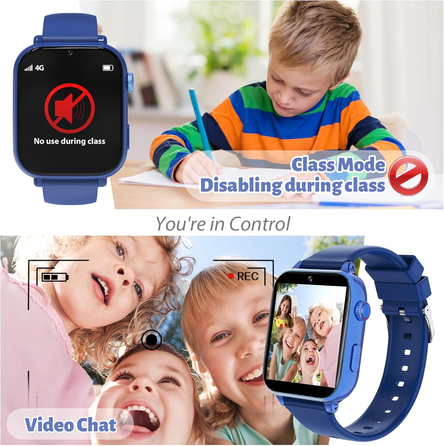 Smart Watch 4G per Bambini con Localizzatore GPS - immagine 4