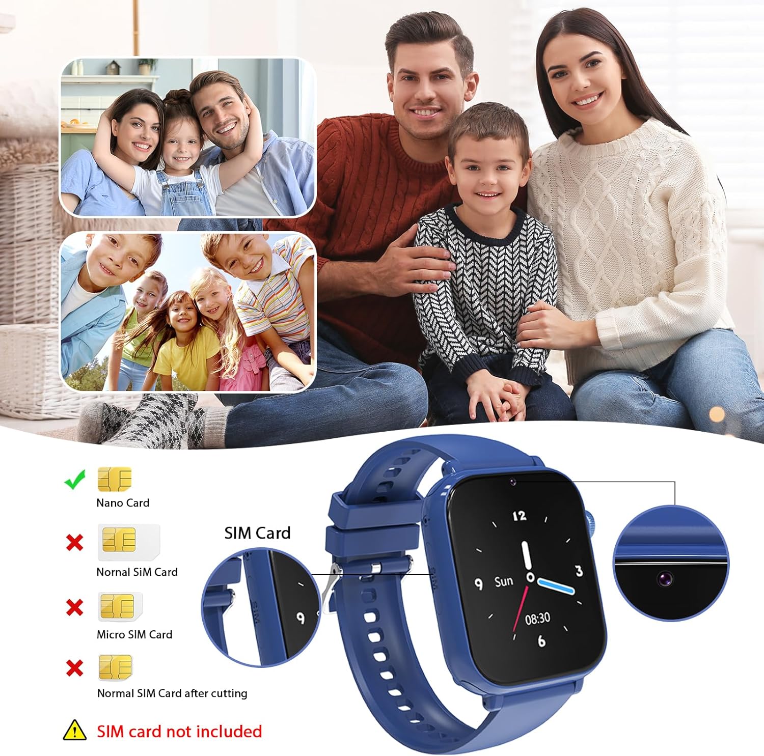 Smart Watch 4G per Bambini con Localizzatore GPS - immagine 5