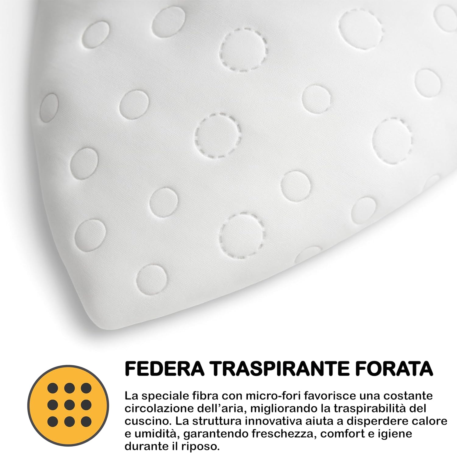 Dream Cuscino Memory Foam Alta Densità 15cm - immagine 5