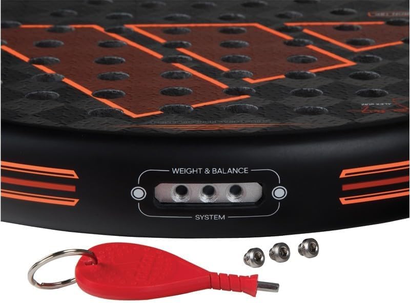 Adipower Multiweight CTRL Arancione Nero Racchetta Taglia Unica - immagine 4