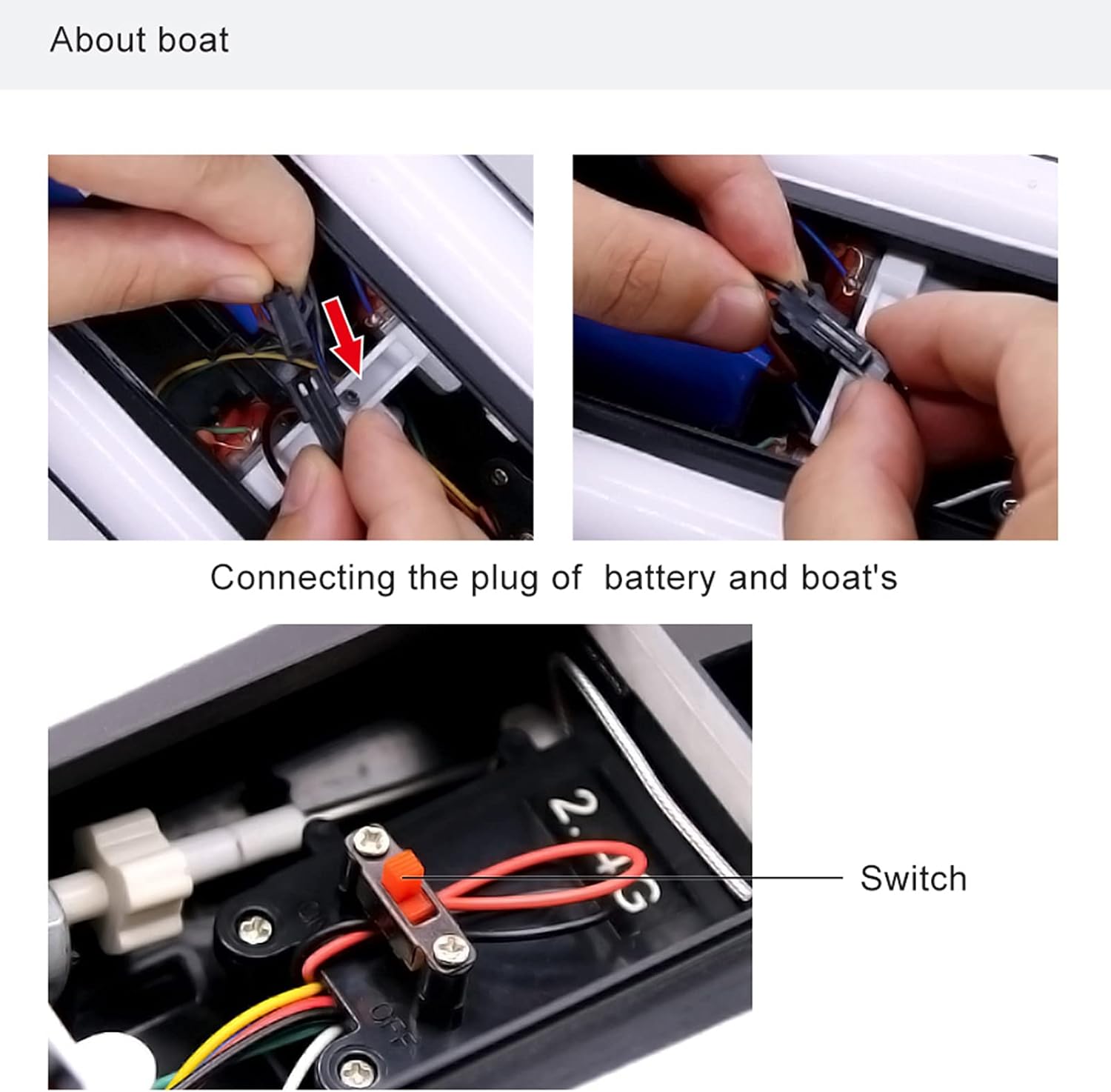 Goolsky RC Barca Telecomando da Corsa 2.4 GHz - immagine 3