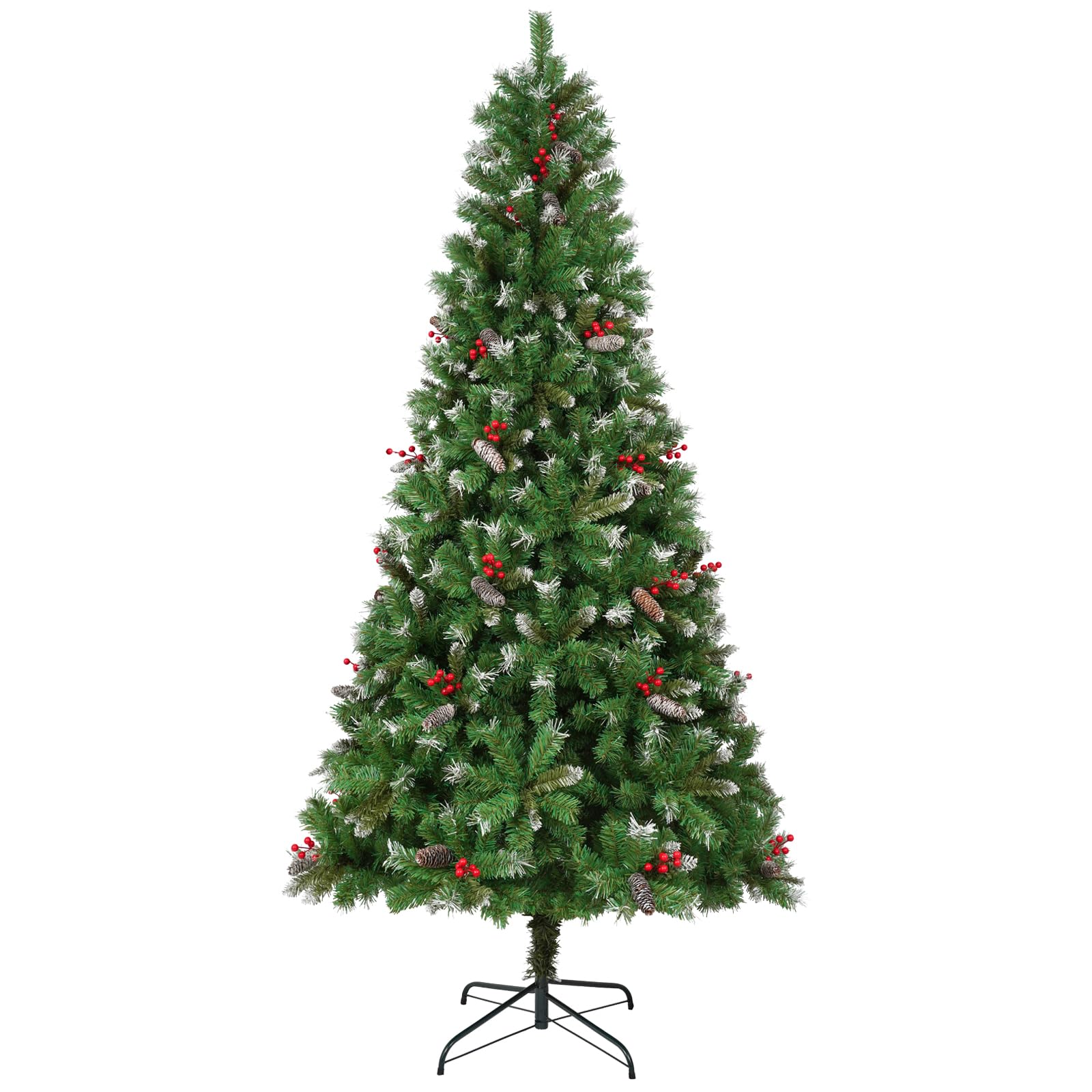 Uten Albero di Natale Artificiale Deluxe PVC 225 cm