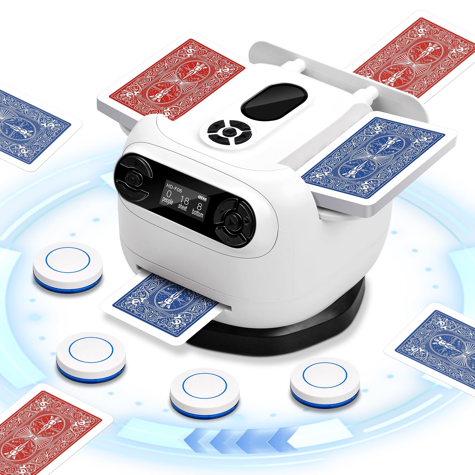 Mescolatore e Distributore di Carte 2 in 1 Ricaricabile