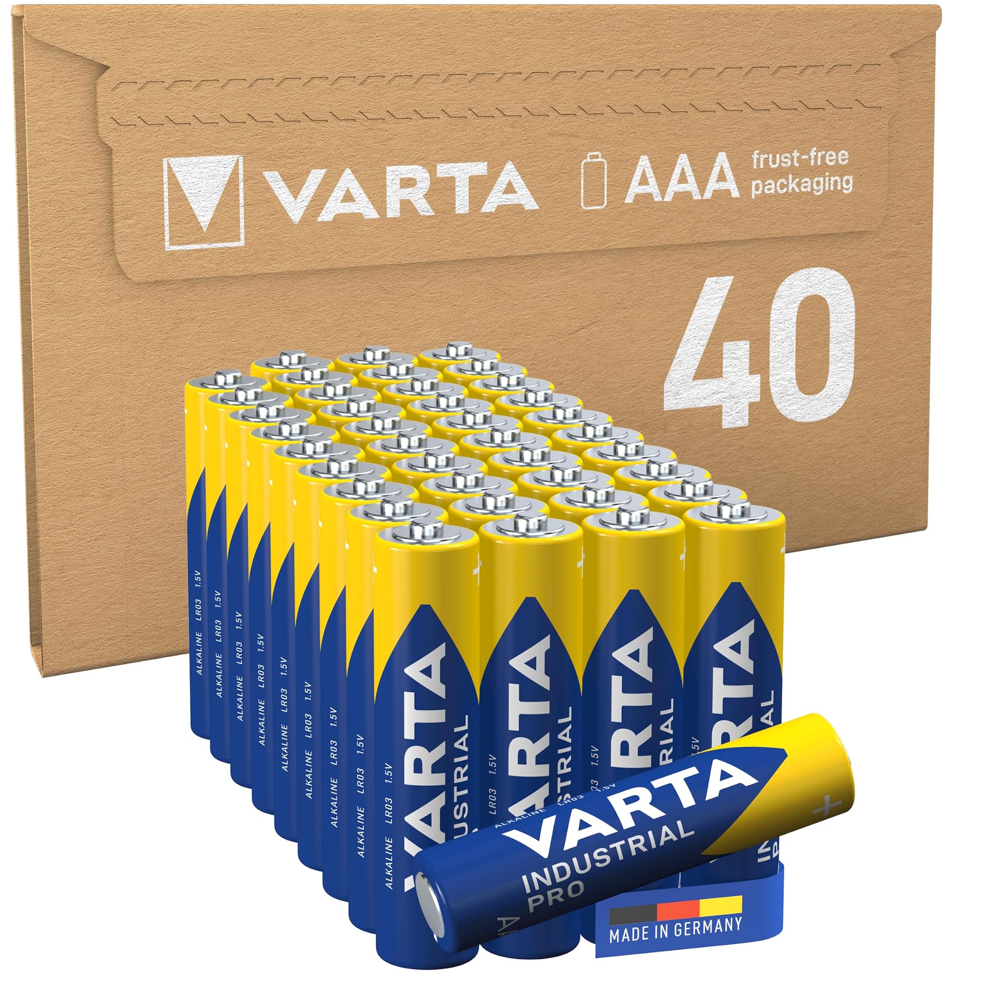 Varta Pile AAA Industrial Pro (40 Pezzi)