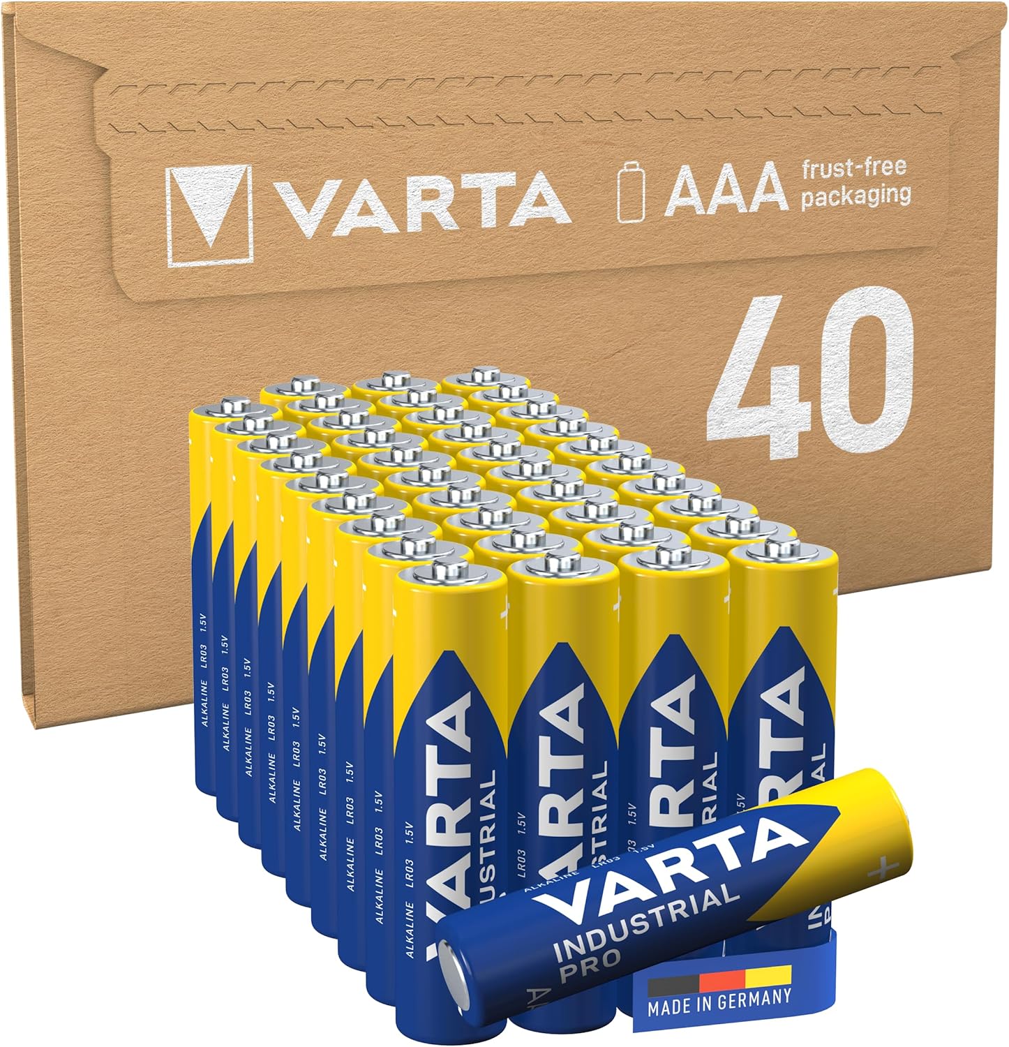 Varta Pile AAA Industrial Pro (40 Pezzi) - immagine 1