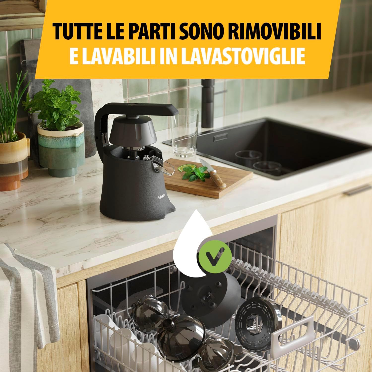 Tristar Spremiagrumi con Leva e Filtro Polpa - immagine 4