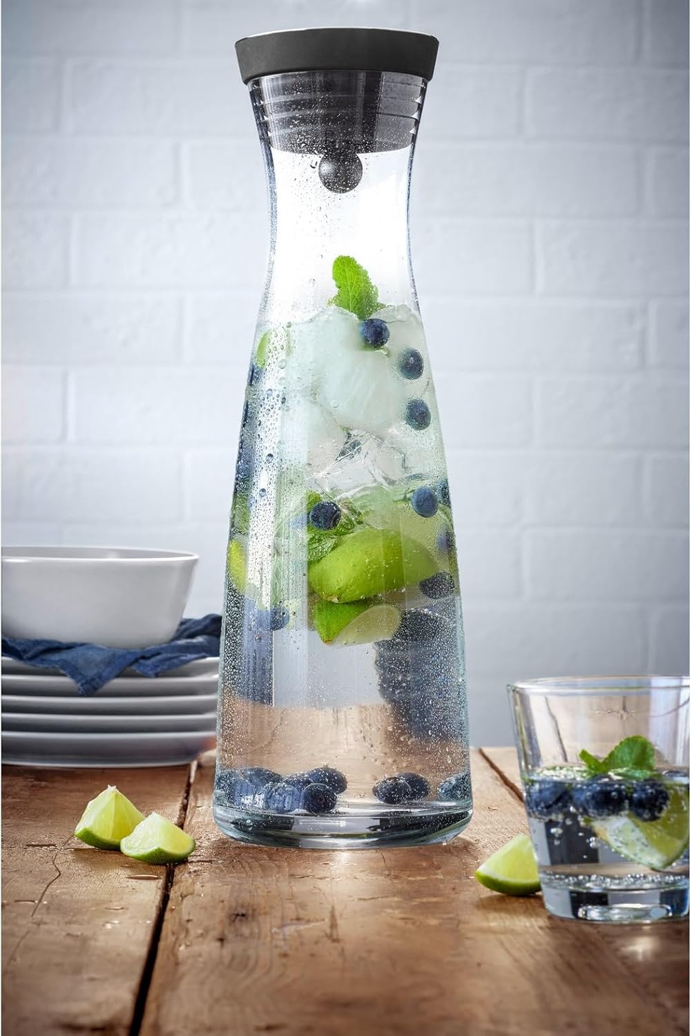 WMF 0617726040 Decanter per Acqua Basic, Vetro, Nero - immagine 11