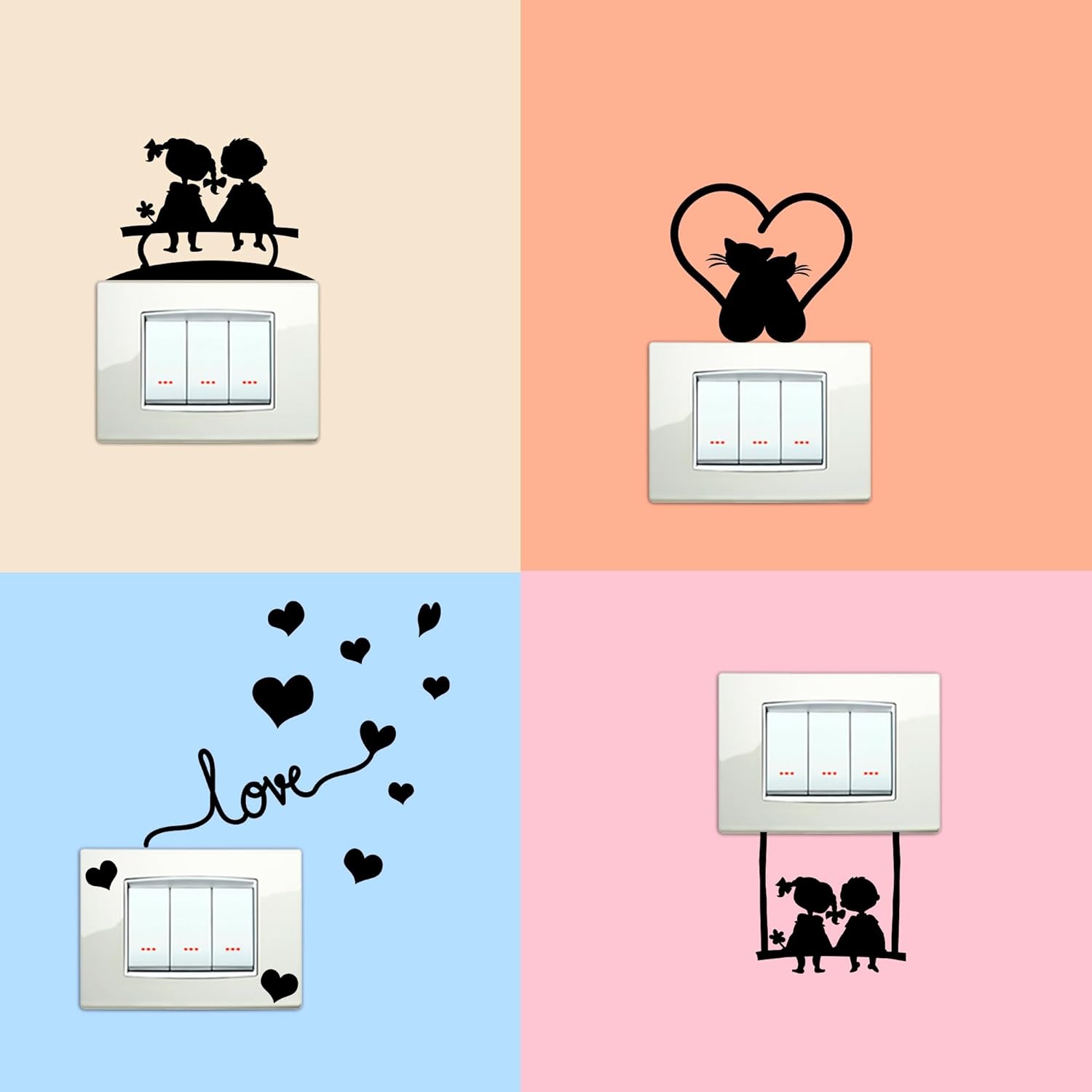 StickerDesign Adesivi per Interruttore (5 Pezzi) - immagine 4