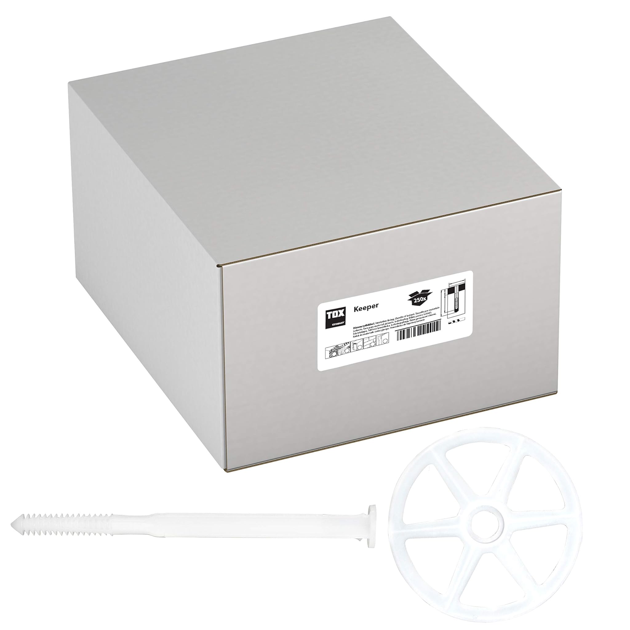 TOX Supporto isolante Keeper 8x240mm, 250 pz, 048100101