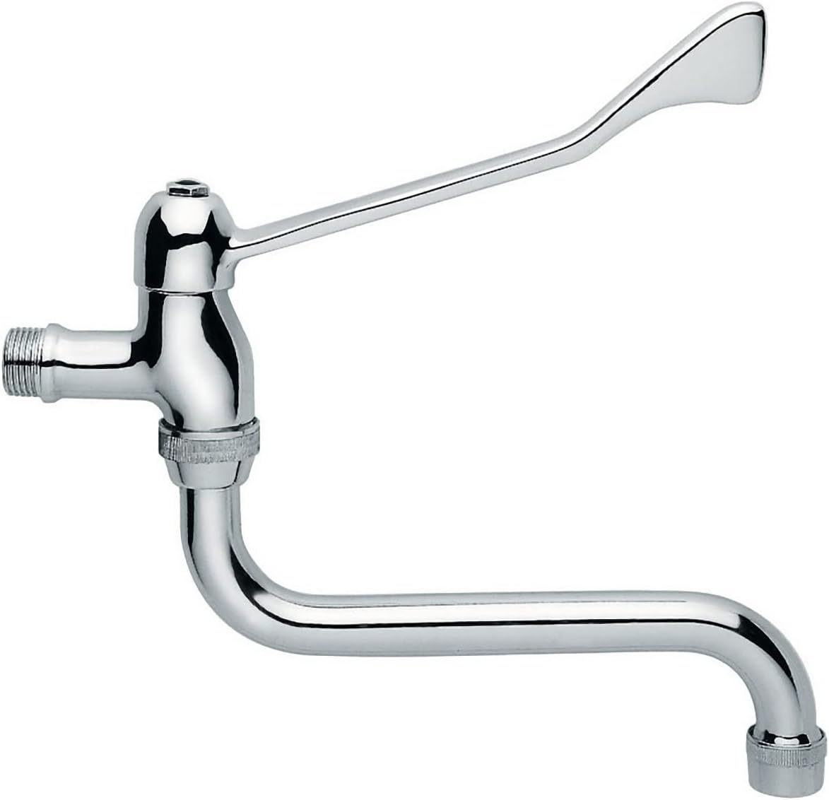 Hygiene Rubinetto a Parete Acqua Fredda con Leva a Gomito