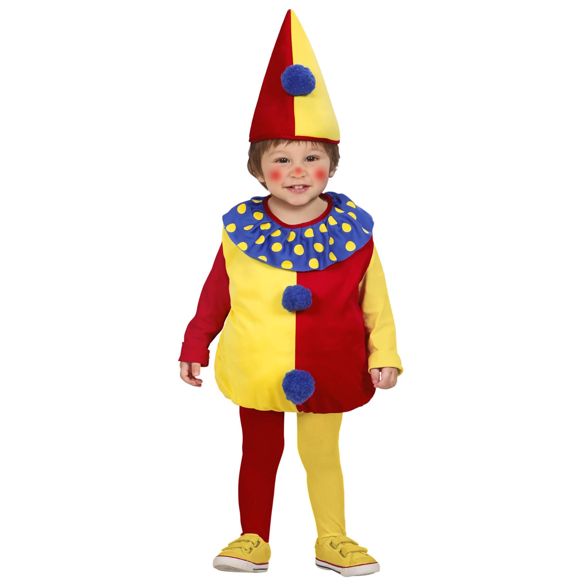 WIDMANN Costume bicolore da pagliaccio bambino