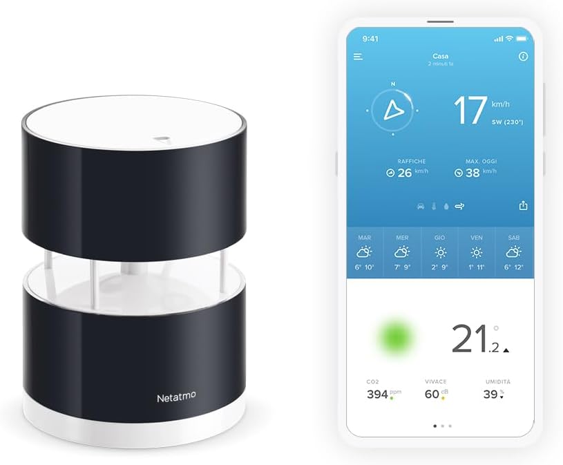 Netatmo NWA01-WW Anemometro Intelligente - immagine 1