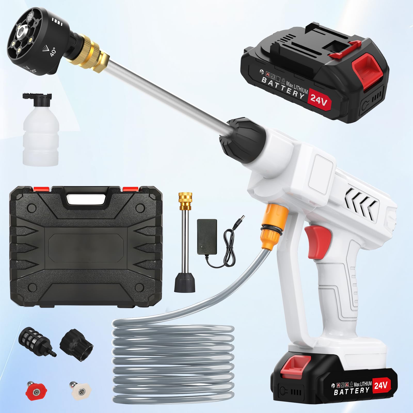 Idropulitrice a Batteria Portatile 260 PSI