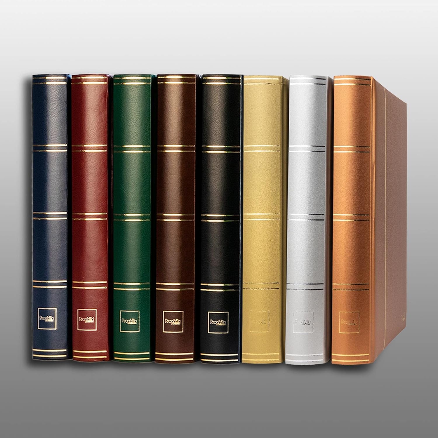 Prophila Leuchtturm Album di Bollo (Nuovo) 60 Pagine in Nero, Copertina Verde - immagine 3