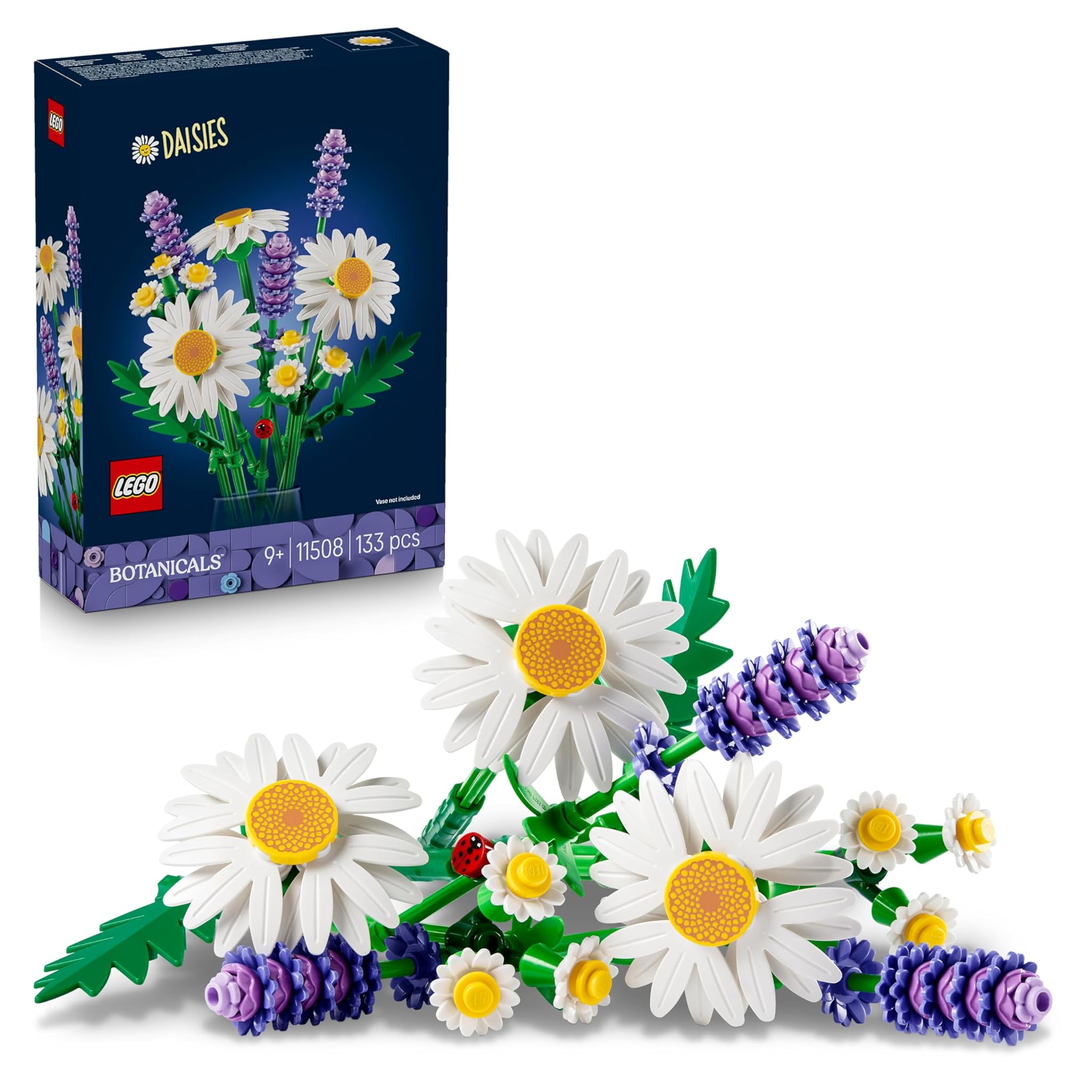 Lego Botanicals Margherite - Bouquet di Fiori Artificiali