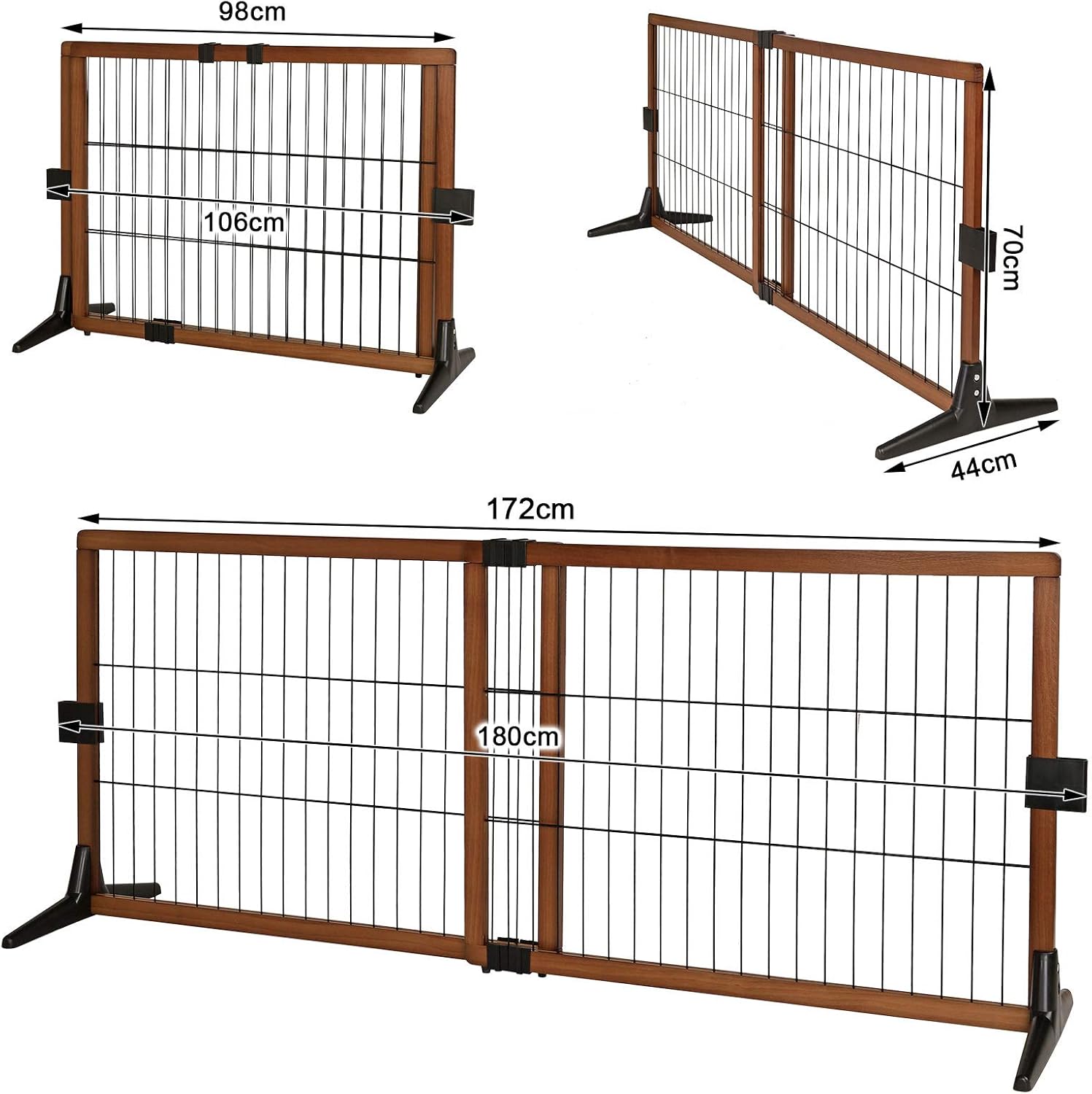 Lionto Cancelletto Cani - Barriera Protettiva 70cm - immagine 5