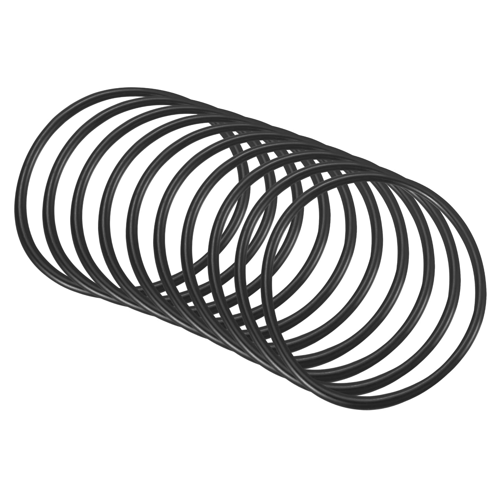 QUARKZMAN Nitrile Gomma O-Ring 34mm x 30mm x 2mm Guarnizioni di Tenuta Anelli Rubinetti Rotondo Guarnizione Rondella per Rubinetto Idraulica Riparazione Sigillatura Connessione, 10 Pezzi