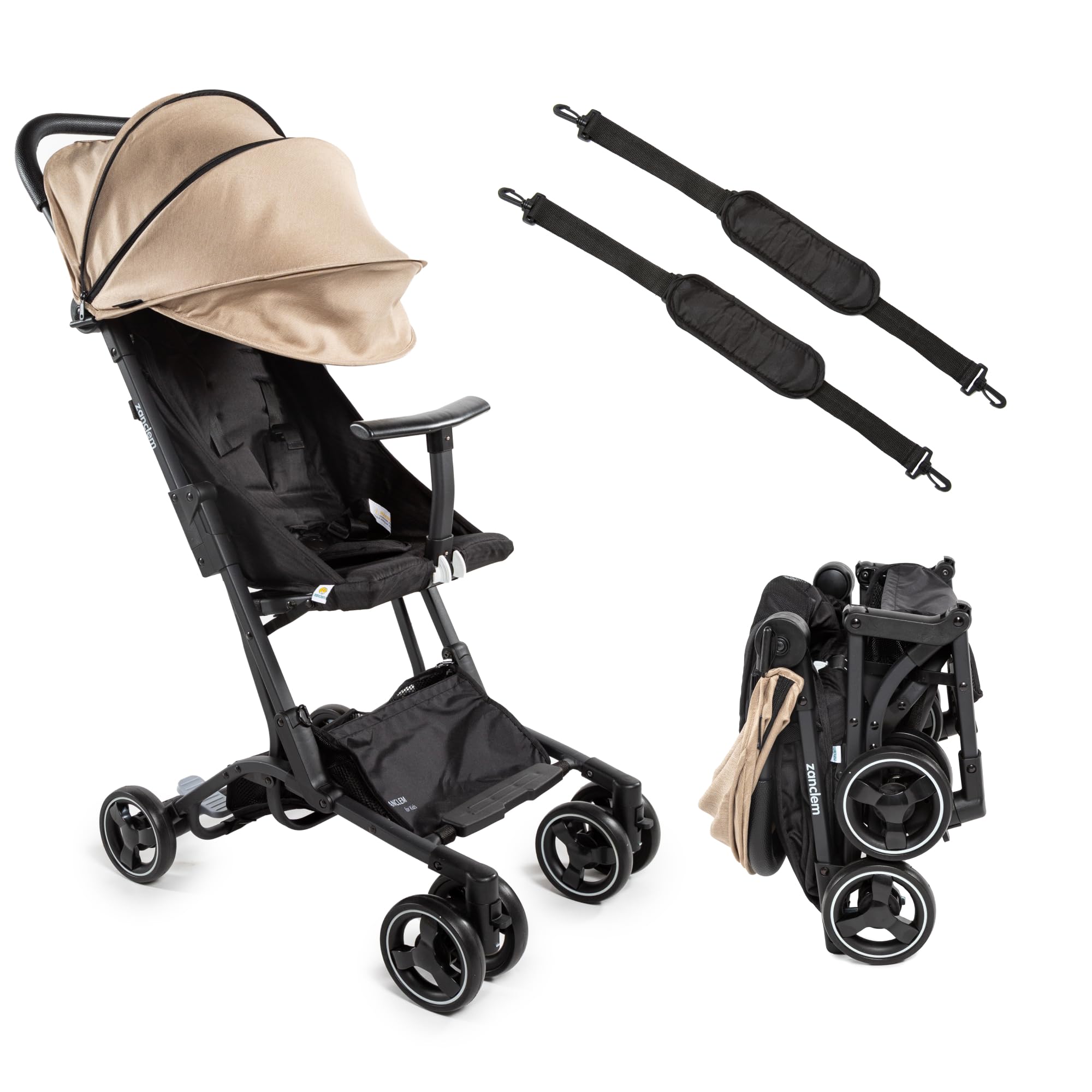 Passeggino Zanclem Leggero e Compatto, Beige