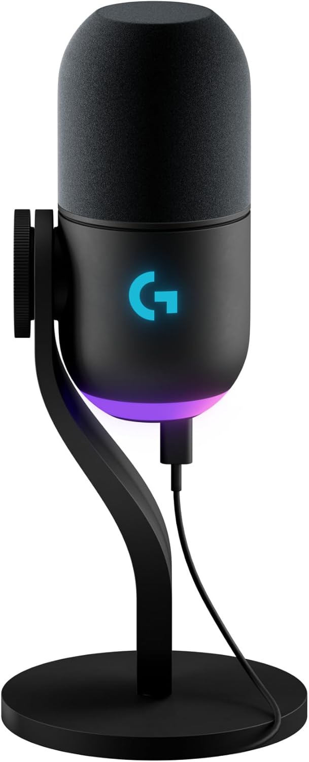 Logitech G Yeti GX - Microfono Gaming RGB USB, Nero - immagine 1