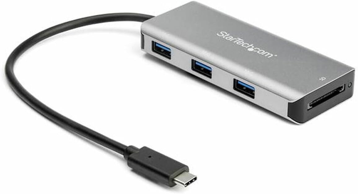 Startech.com Hub USB-C 3 Porte con Lettore SD 10 Gbps - immagine 1
