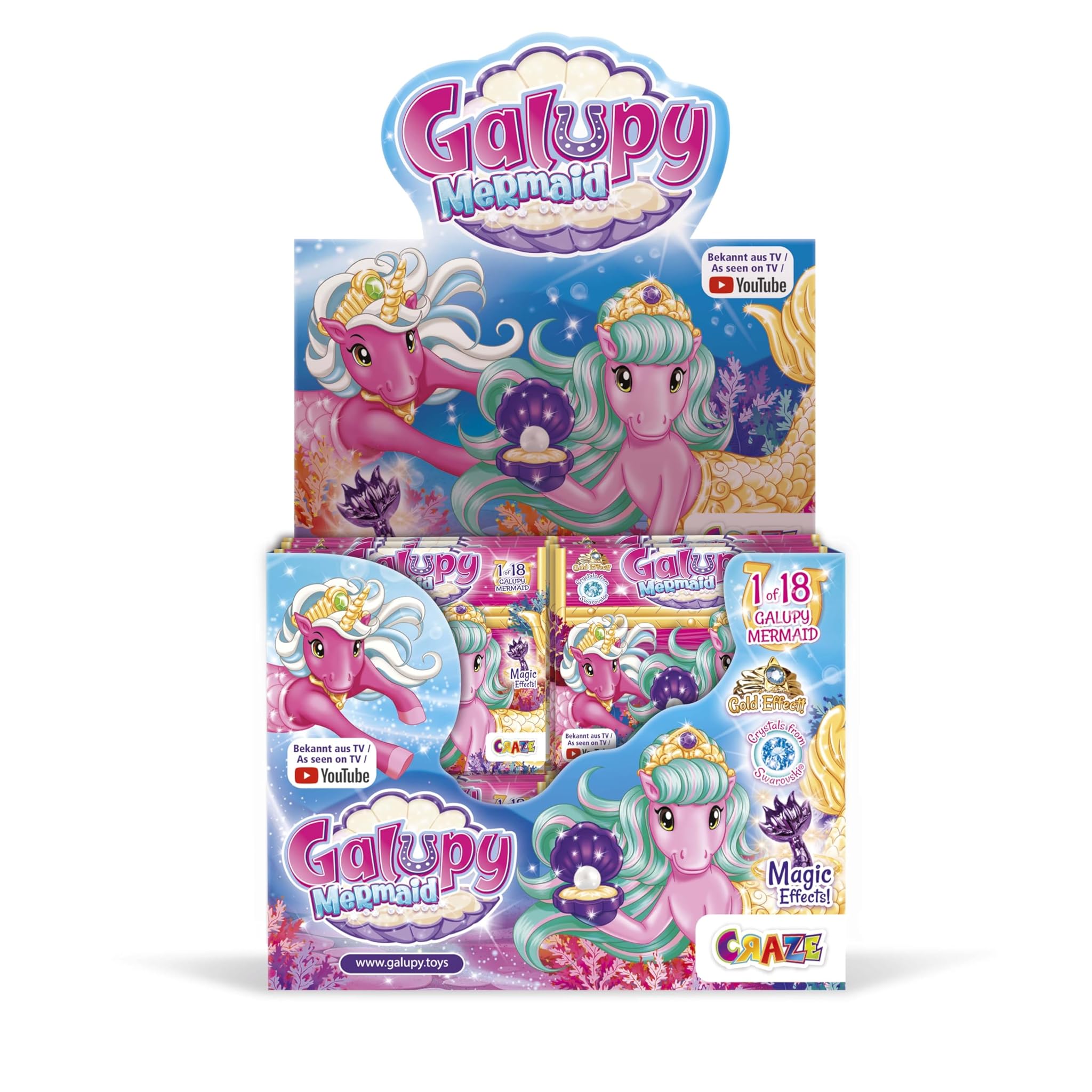 GALUPY MERMAID - 20 Figurine Sirena Unicorno