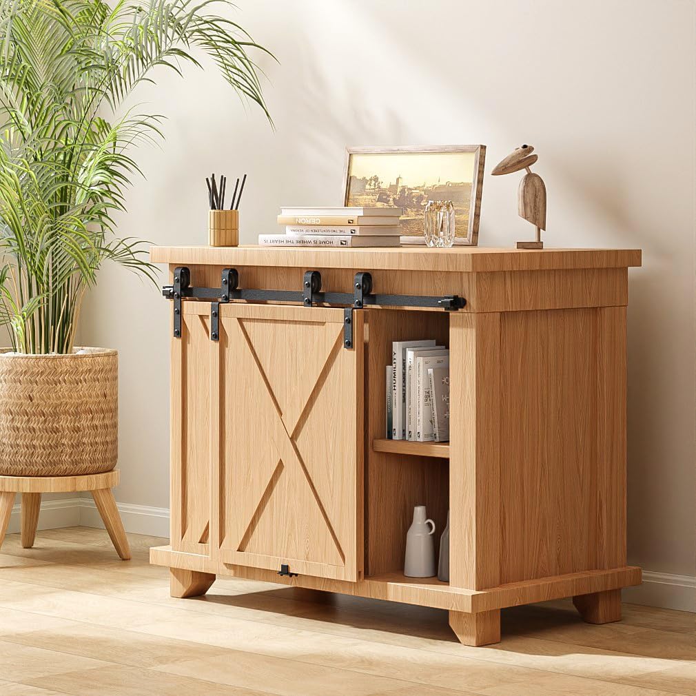 BONIKLUBA Kit Binario per Porta Scorrevole 167.7cm - immagine 2