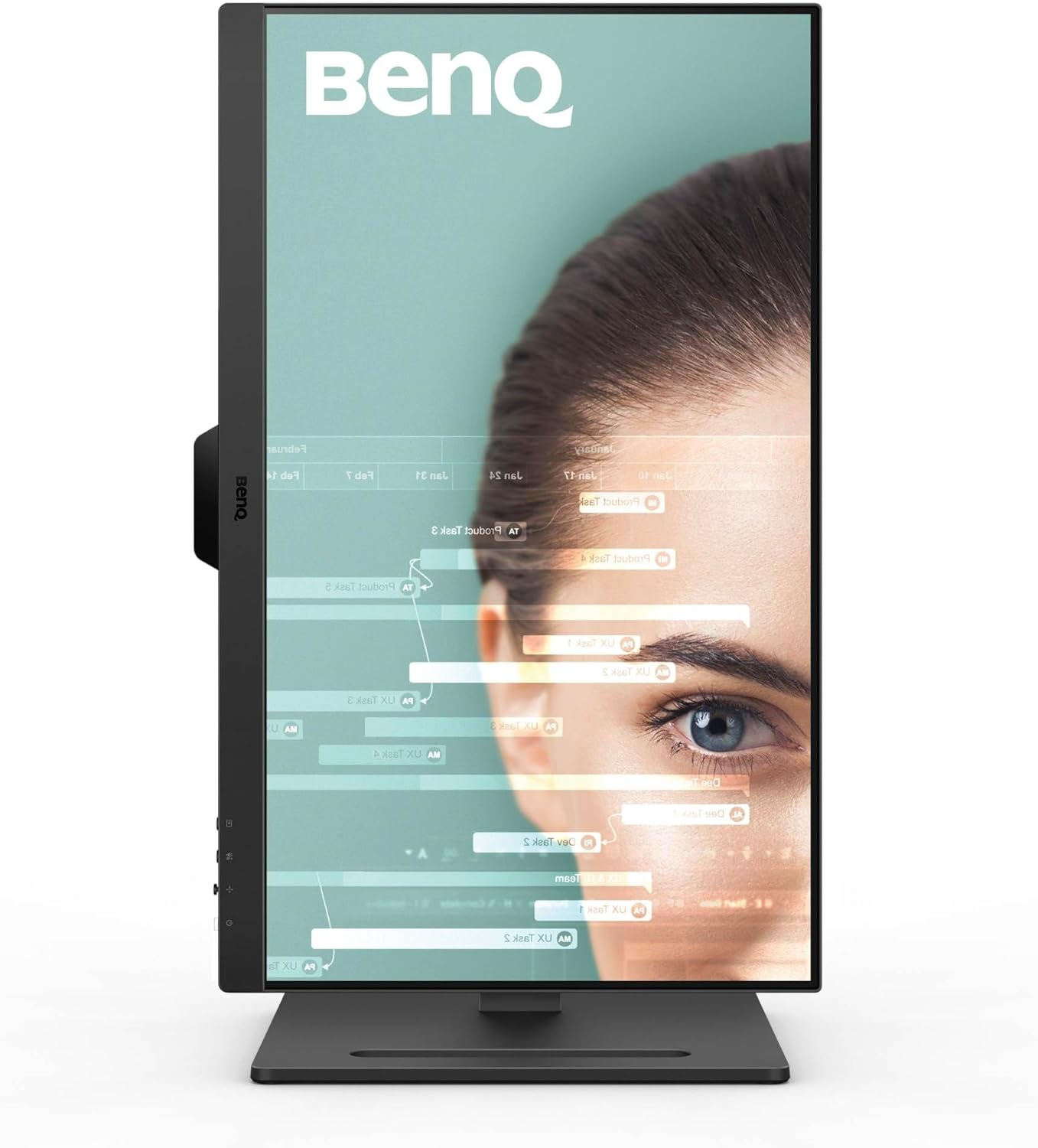 BenQ GW2490T 23,8" IPS 1080p Home Office Monitor, FHD, 100 Hz, ergonomisch design, 99% sRGB, VESA, HDMI, DP, B.I., Flicker Free, Low Blue Light, ePaper, Coding-modus, TÜV Rheinland Certified - immagine 3