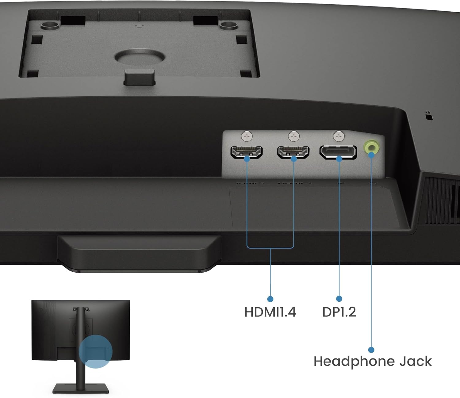BenQ GW2490T 23,8" IPS 1080p Home Office Monitor, FHD, 100 Hz, ergonomisch design, 99% sRGB, VESA, HDMI, DP, B.I., Flicker Free, Low Blue Light, ePaper, Coding-modus, TÜV Rheinland Certified - immagine 6