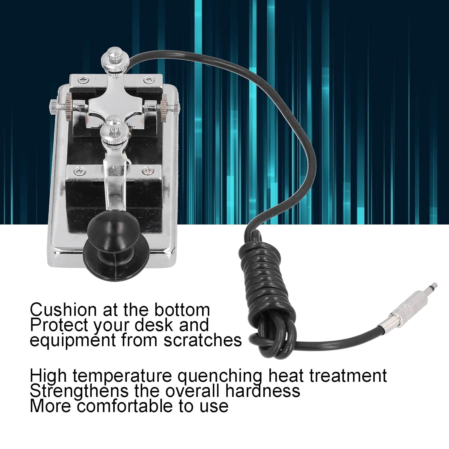 Codice Morse CW Telegrafo K4 in Acciaio Inossidabile - immagine 2