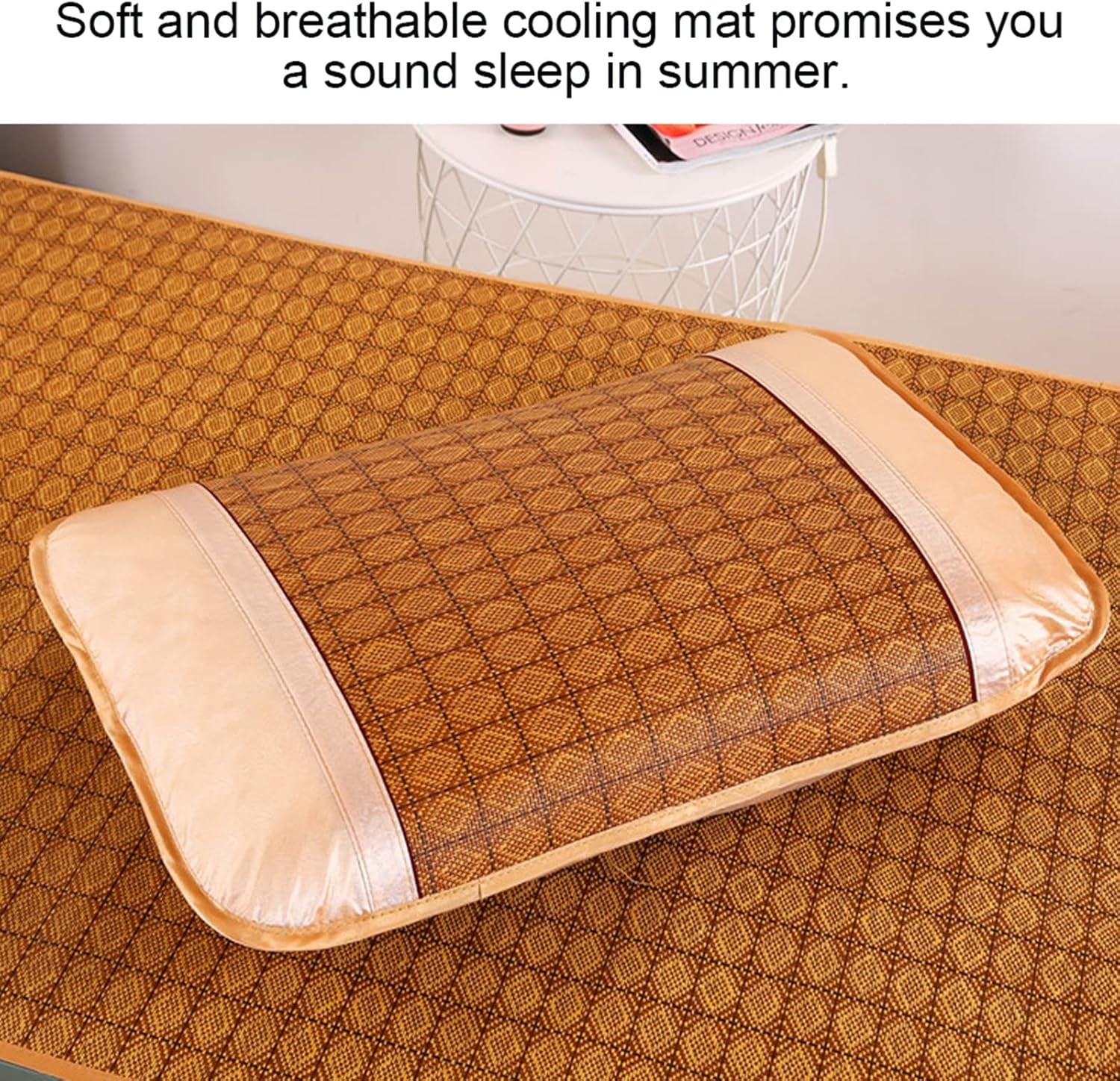 Dioche Tappetino Dormire Estivo in Bambù Pieghevole - immagine 3