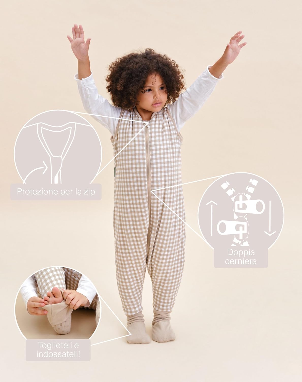 molis&co Sacco Nanna Invernale con Piedini 2.5 Tog - immagine 2