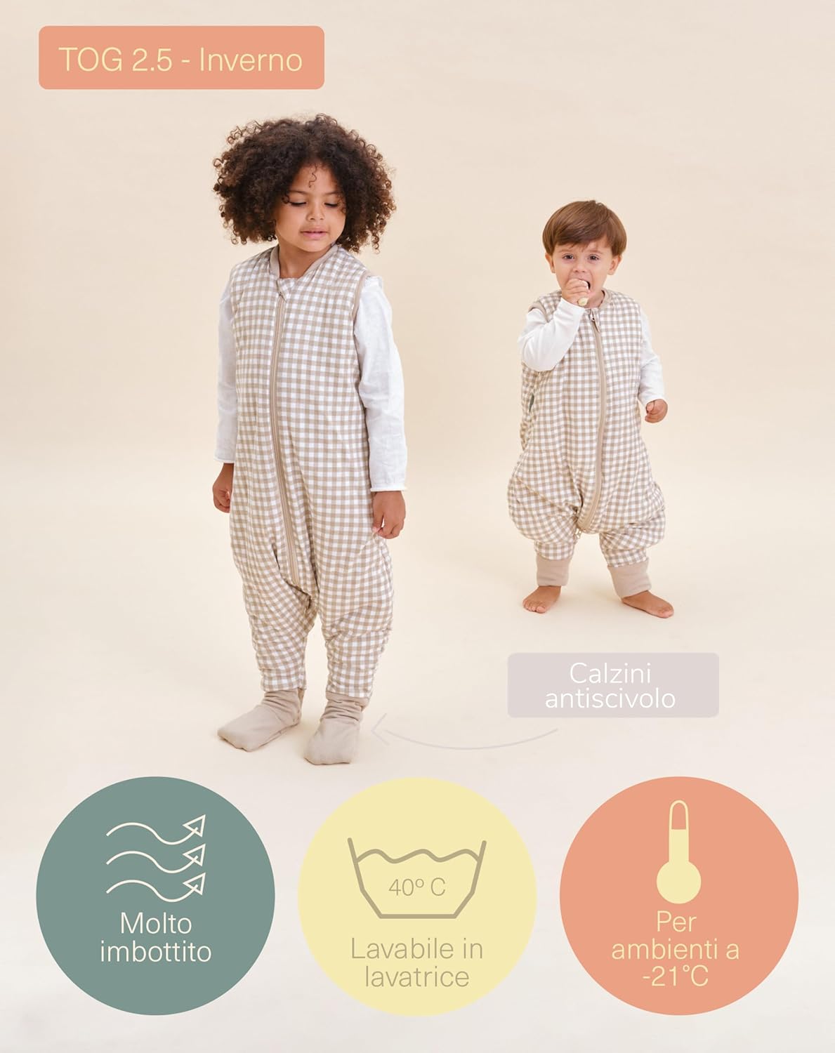 molis&co Sacco Nanna Invernale con Piedini 2.5 Tog - immagine 4