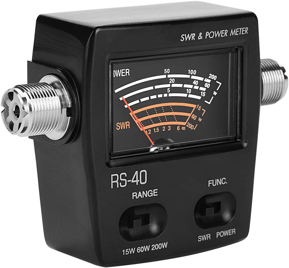 SWR/Misuratore di Potenza, 200W Mini segmento UV VHF UHF ad Onda stazionaria e misuratore di Potenza, misuratore di Onde stazionarie per Radio bidirezionale Radio bidirezionale - immagine 1