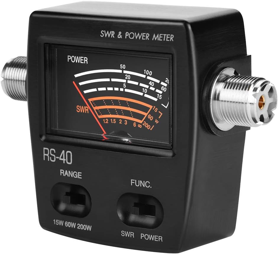 SWR/Misuratore di Potenza, 200W Mini segmento UV VHF UHF ad Onda stazionaria e misuratore di Potenza, misuratore di Onde stazionarie per Radio bidirezionale Radio bidirezionale - immagine 7