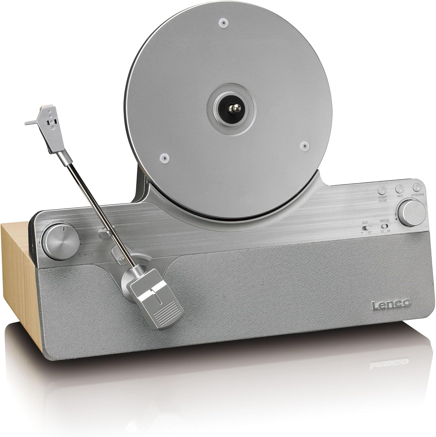 Lenco LSA-071SI - Giradischi Verticale Automatico, Argento - immagine 4