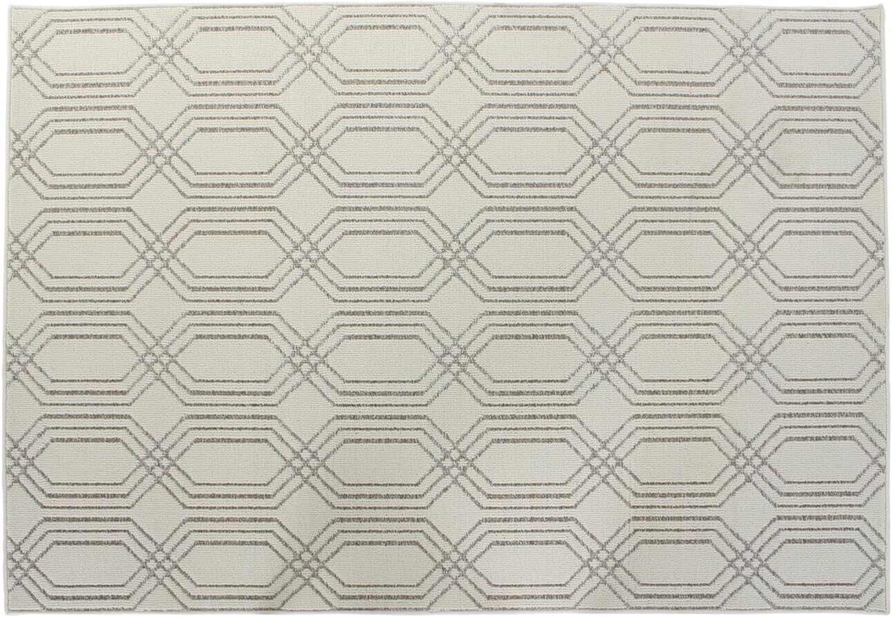 ALFOMBRA POLIESTER 120X180X1 900 GSM, CREMA