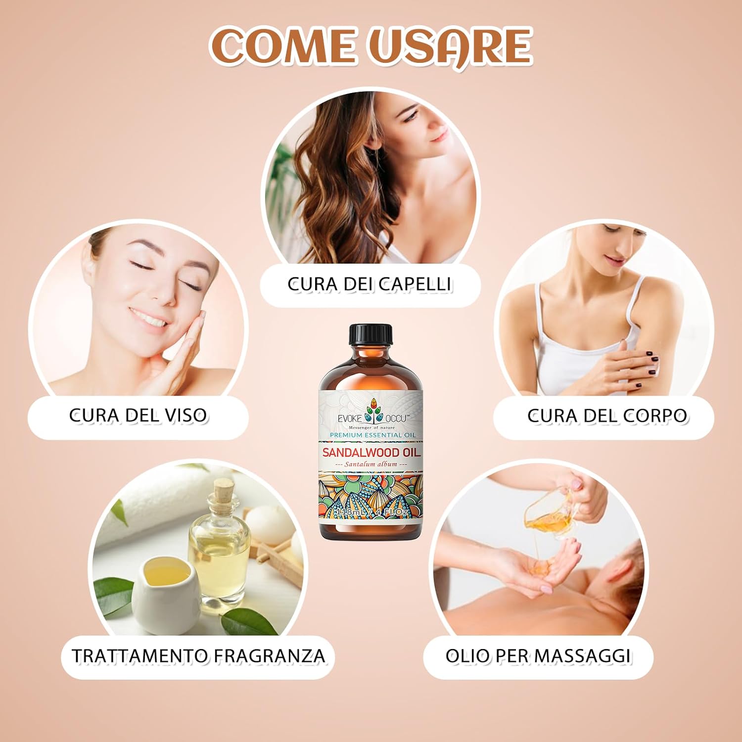 EVOKE OCCU Olio Essenziale Sandalo 118ml - immagine 5