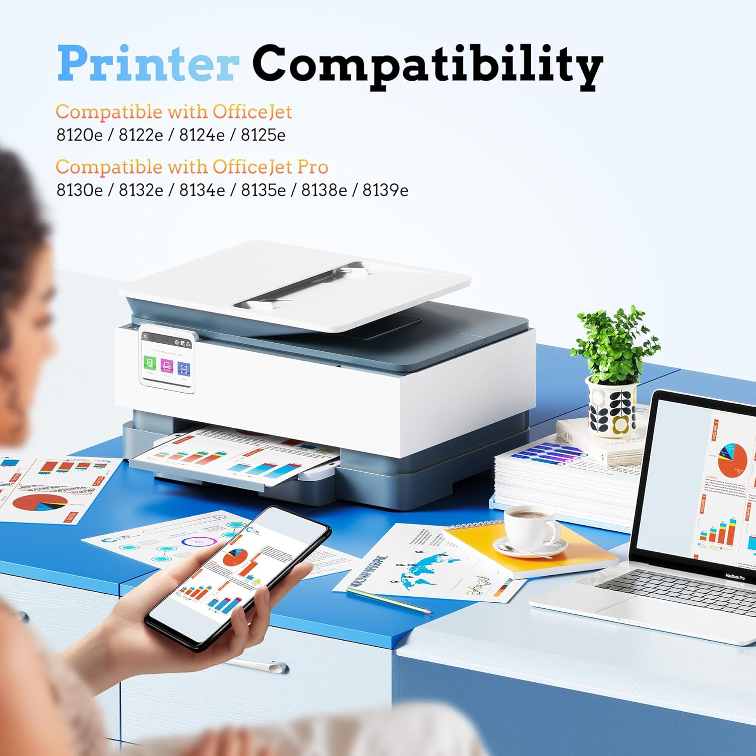 Lxtek 924 Cartucce Compatibili HP Officejet Pro (4 Pezzi) - immagine 2