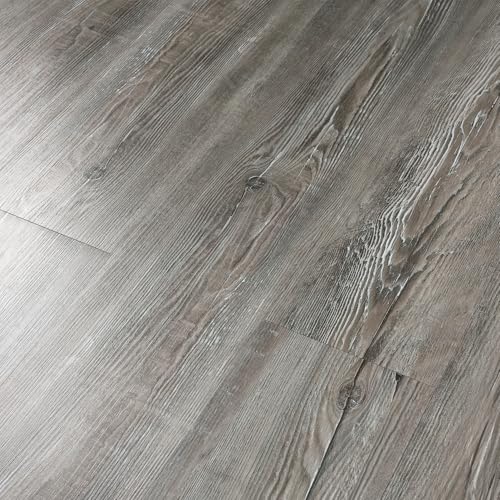Livelynine Pavimento PVC Adesivo Effetto Legno Grigio 18pz