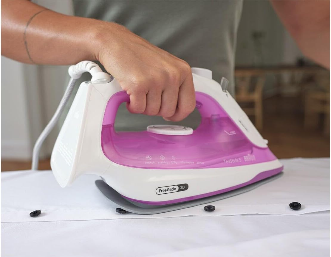 Braun SI5225PU Ferro da Stiro a Vapore Serie 5, Blu - immagine 3