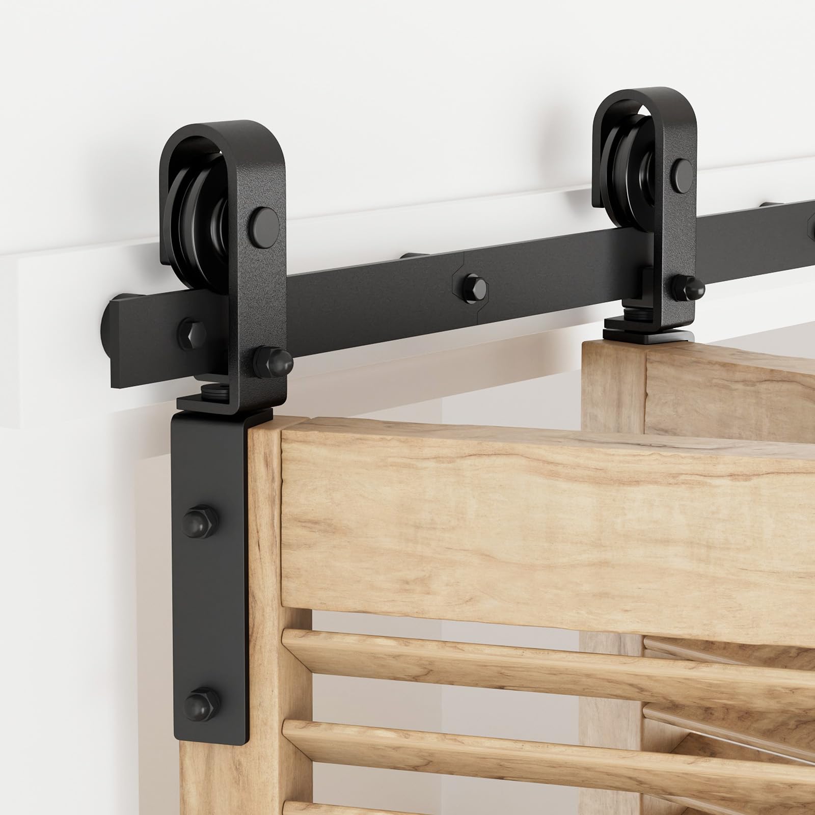 Binario per Porta Scorrevole Bifold 173cm (5.5FT), Nero