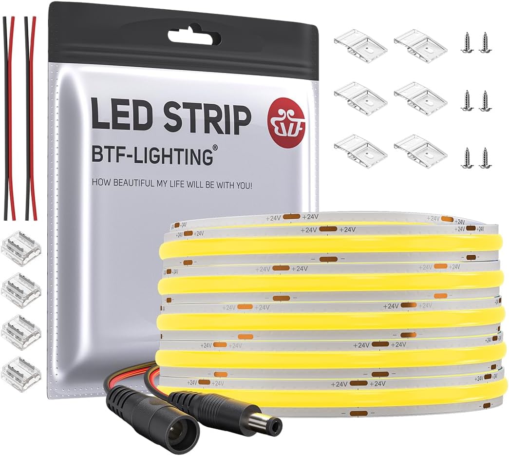 Btf-lighting FCOB COB Striscia LED 10M DC24V - immagine 1